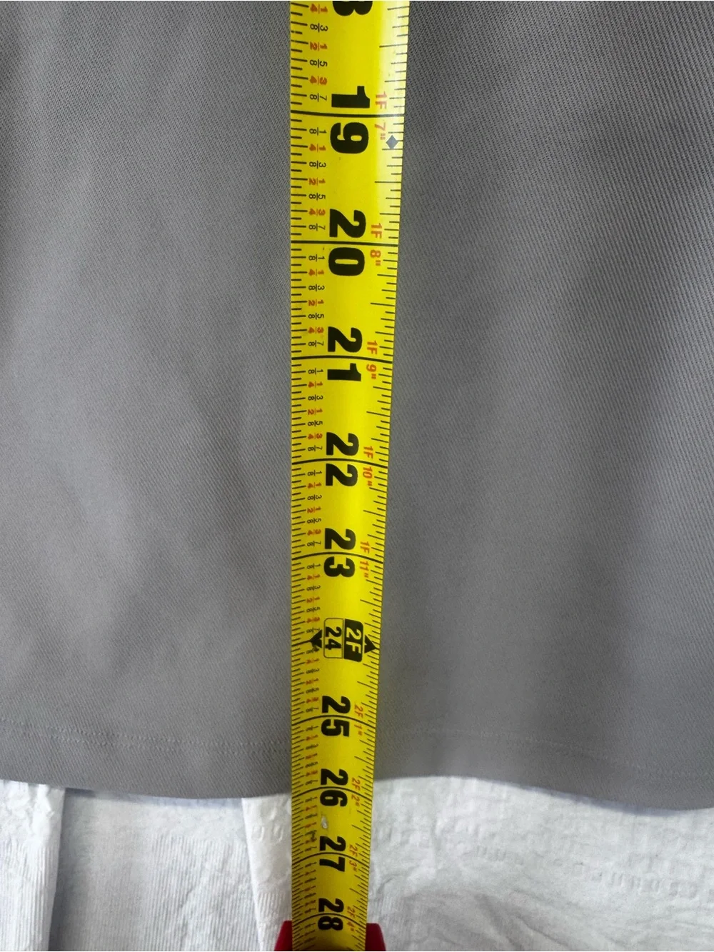 NWT Halara High Waisted Midi Pencil Skirt Gray Stretch Athleisure L - Picture 6 of 11